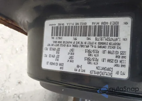 2000 Jeep Cherokee Sport z USA, uszkodzony, nr VIN 1J4FF47S3YL191778